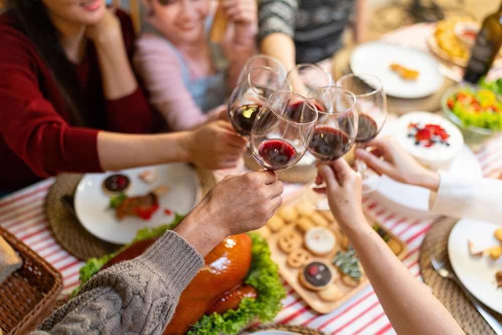 cheers to the holiday wine season