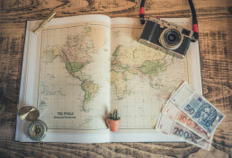 image of a world map